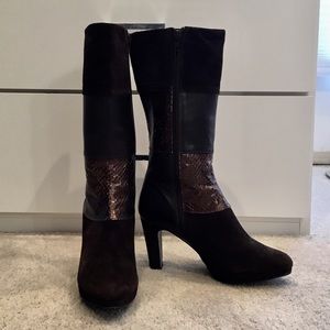 Van Eli Brown Mid-calf Boots